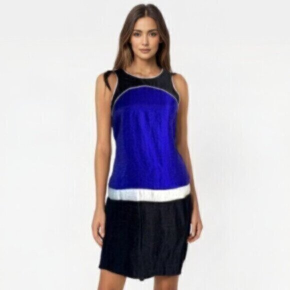 Alexia Admor Color Block Mini Sheath Dress - Picture 1 of 13